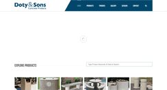 Desktop Screenshot of dotyconcrete.com